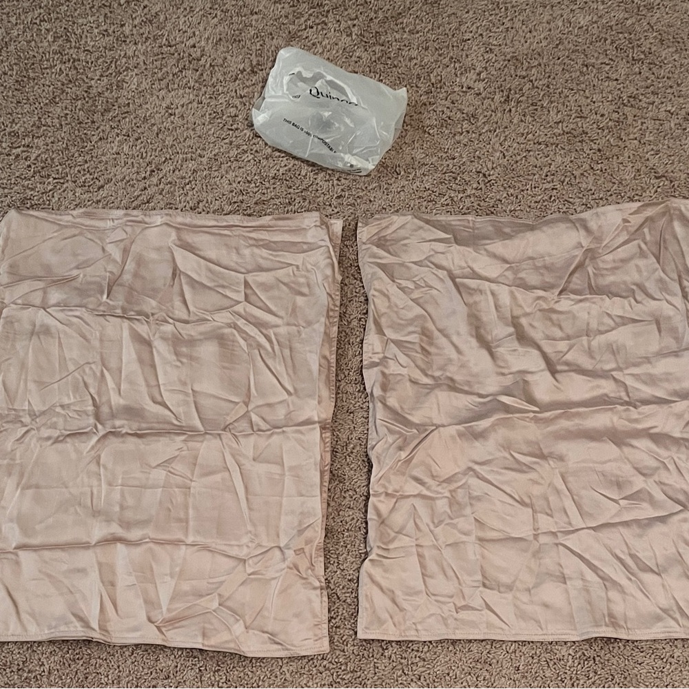 Quince Standard Bamboo Viscose Sham Set New in Bag